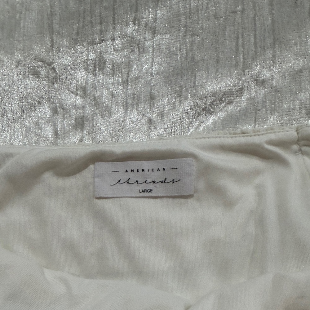 American Threads Cream Textured Skirt - Picture 3 of 8